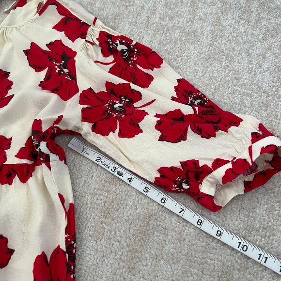 ba&sh Katia Boho Resort Floral Mini Dress M - Picture 8 of 10